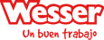 Wesser-logo-Slogan-Un buen trabajo-for printer-WHite